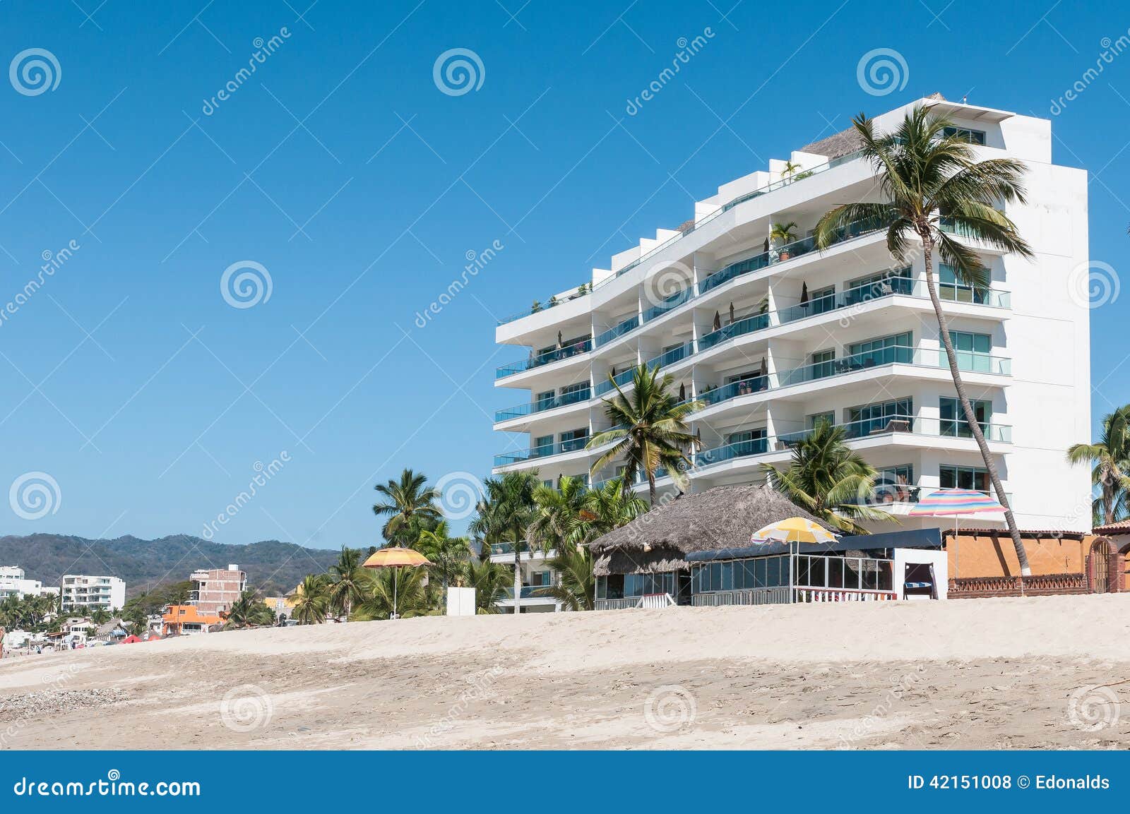 Mexican Apartments stock photo. Image of mexico, shoreline 42151008