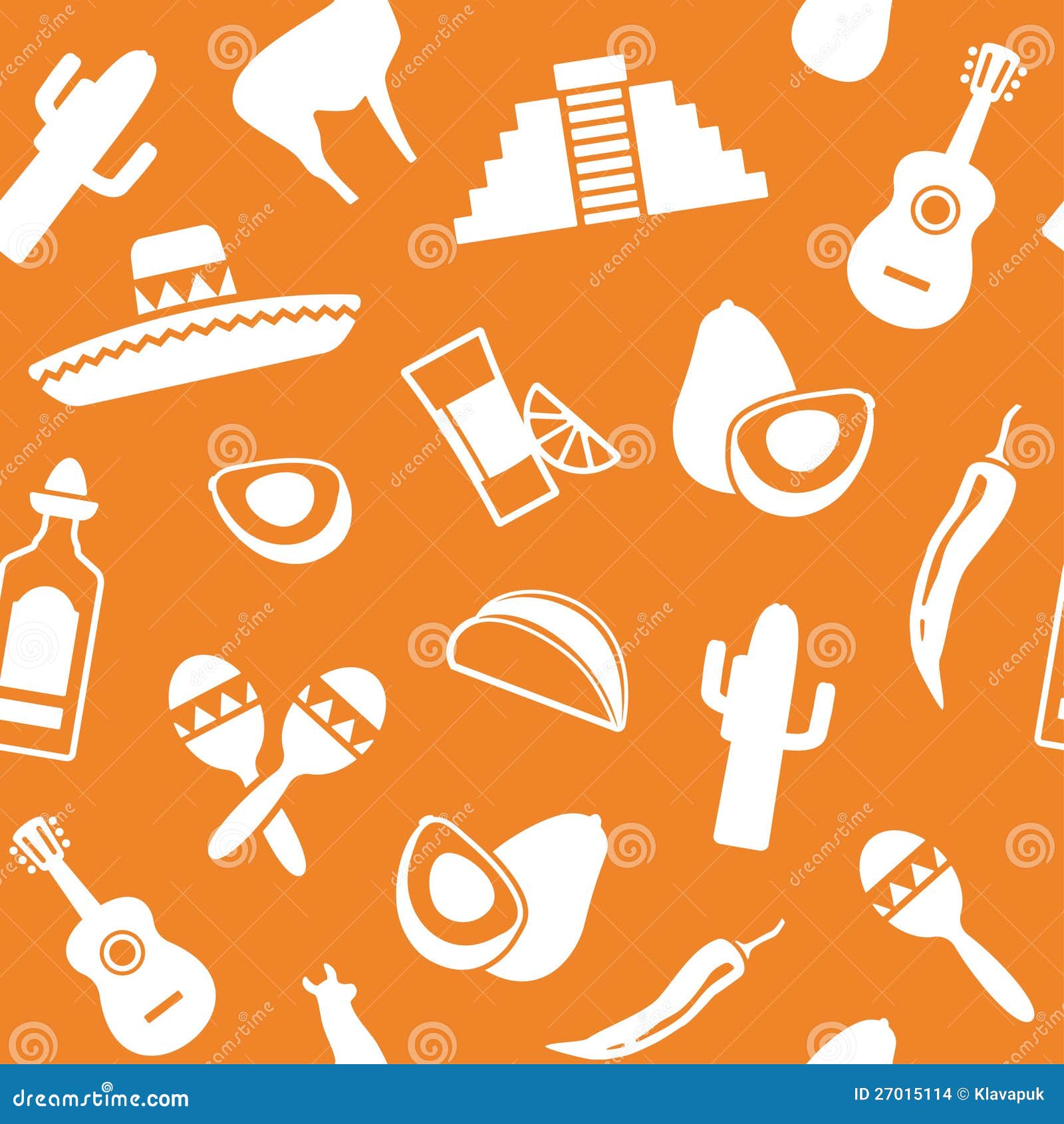 Mexican background stock vector. Illustration of pattern - 27015114