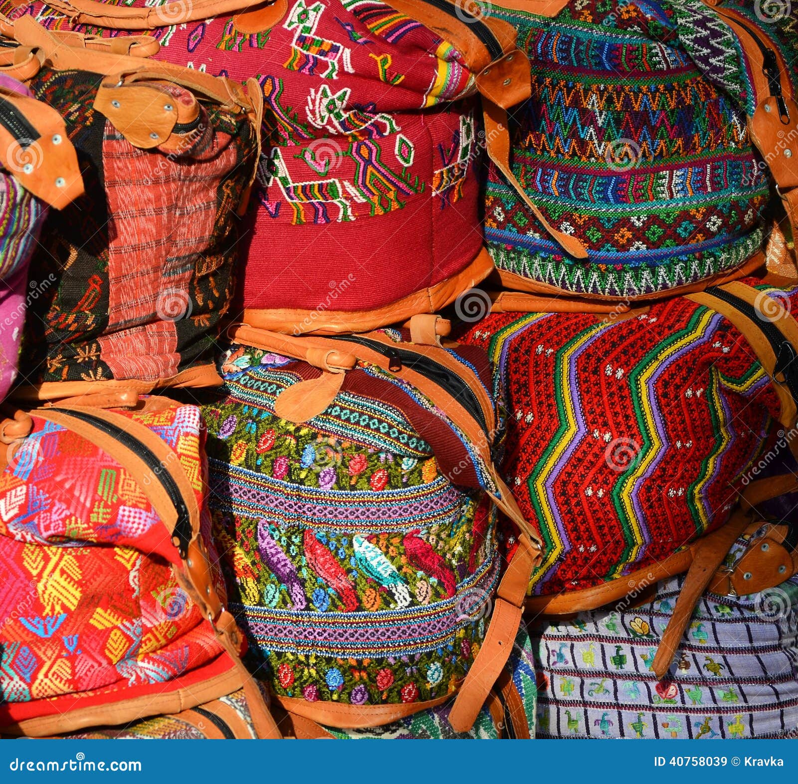 Mexican bags stock image. Image of souvenir, tote, colorful 40758039