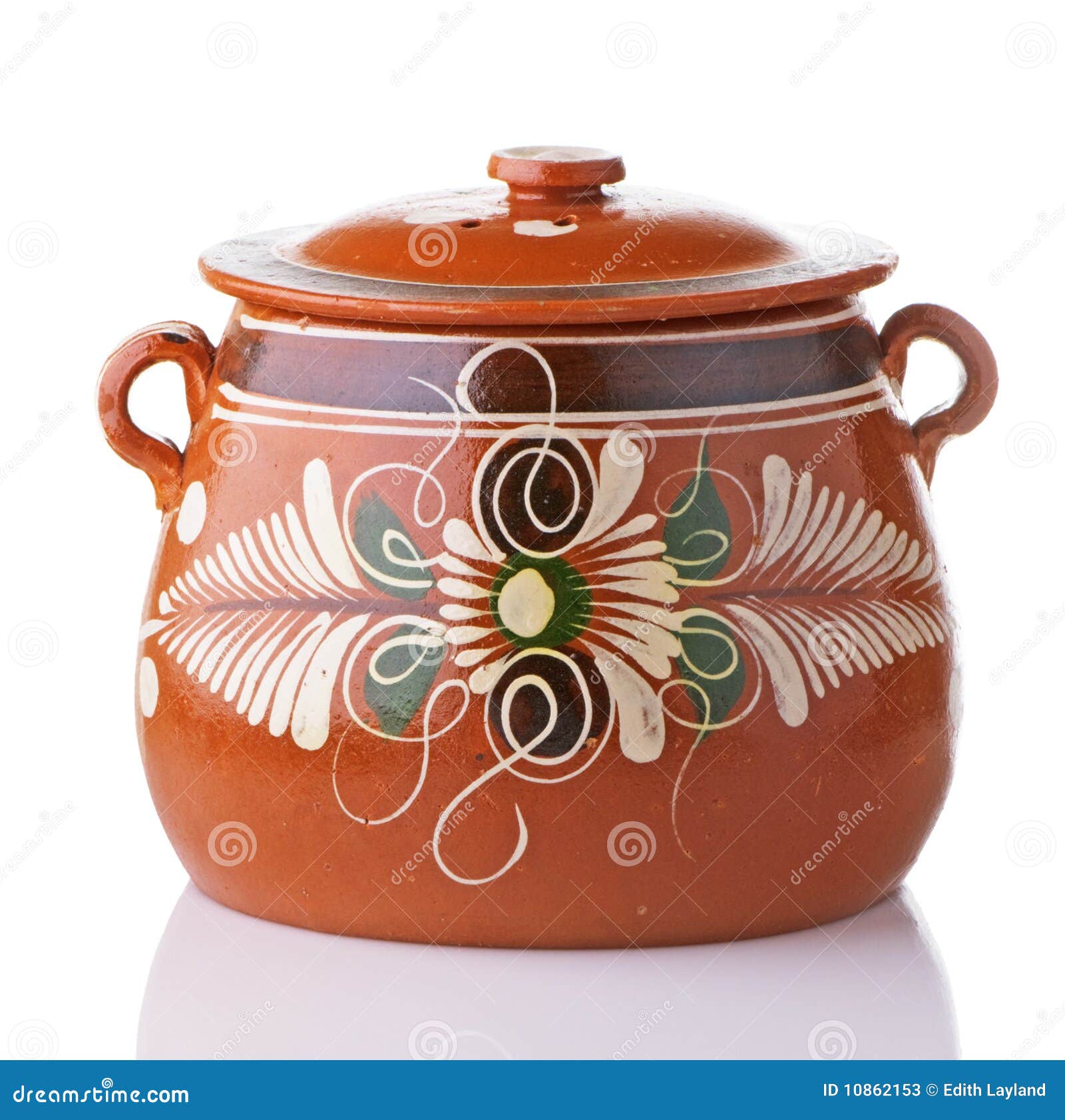Mexican Bean Pot Stock Photos Image 10862153