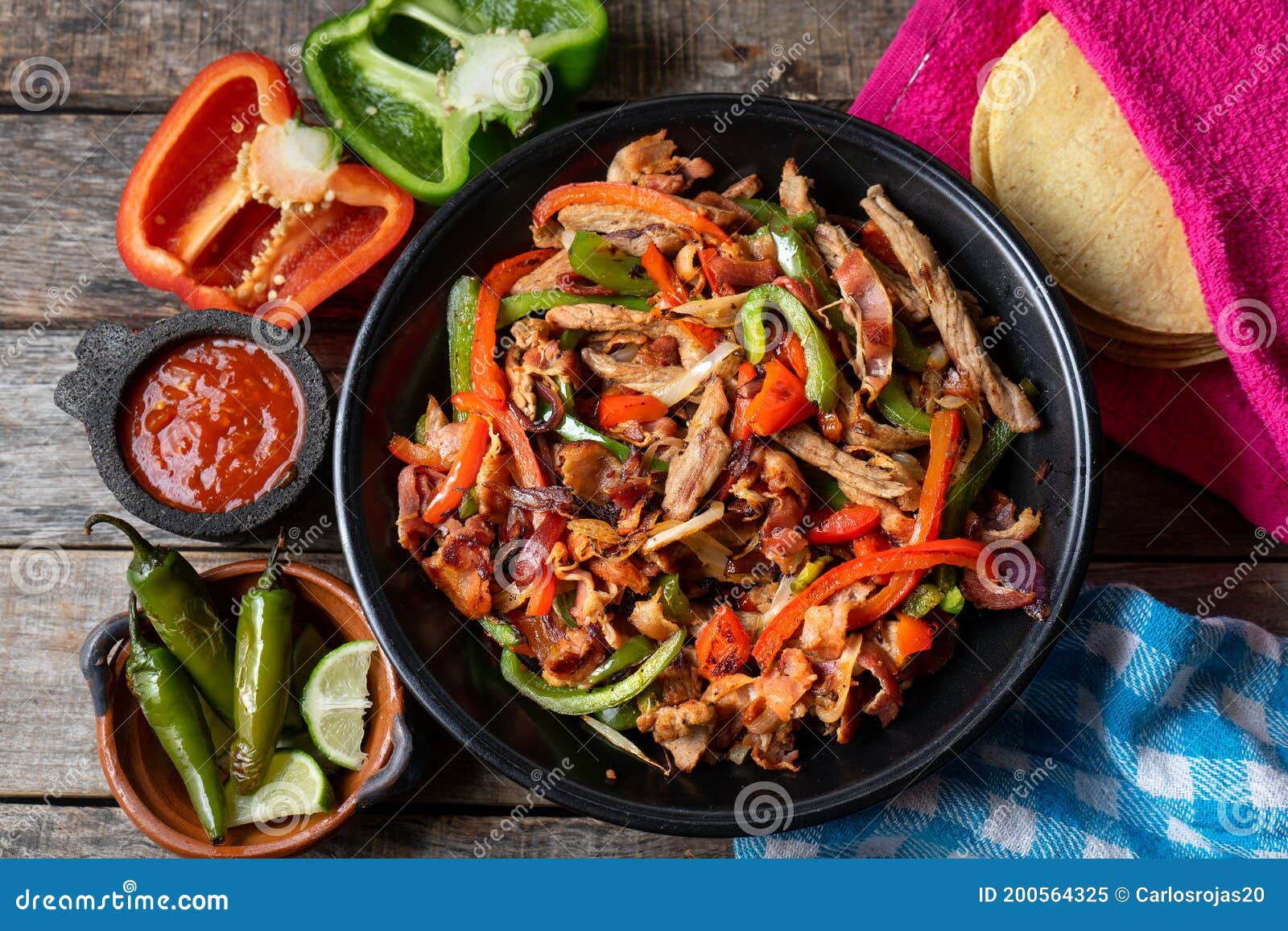 mexican beef fajitas also called alambre