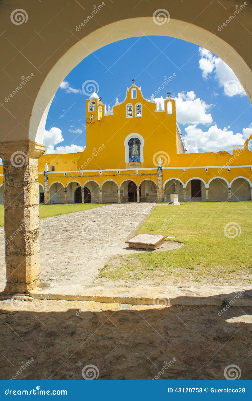 mexican cathedral izamal, mexico