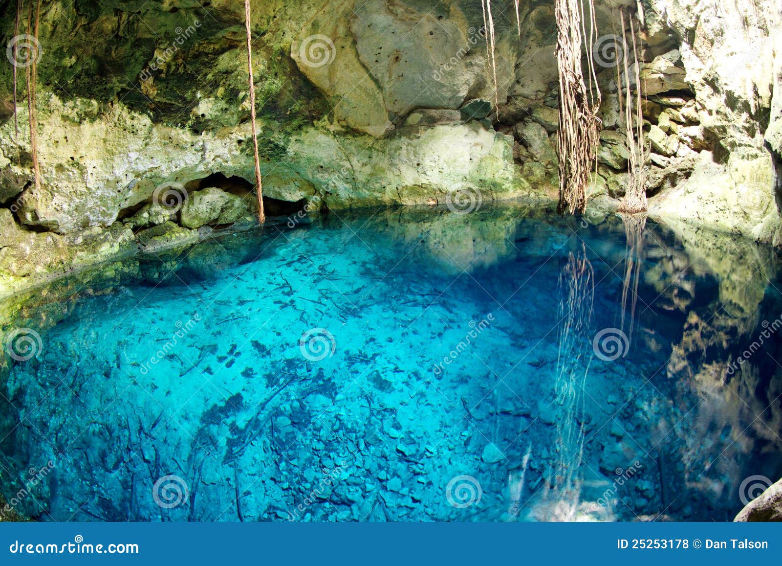 Mexican Cenote Sinkhole Stock Photo Image Of Groundwater