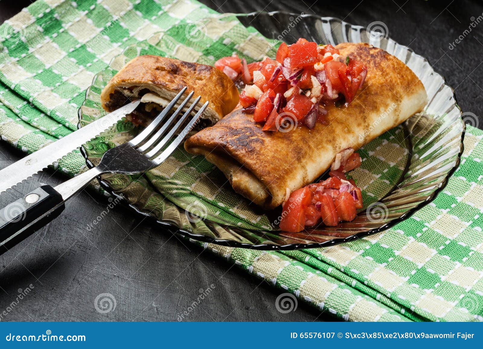 Chimichanga Plate