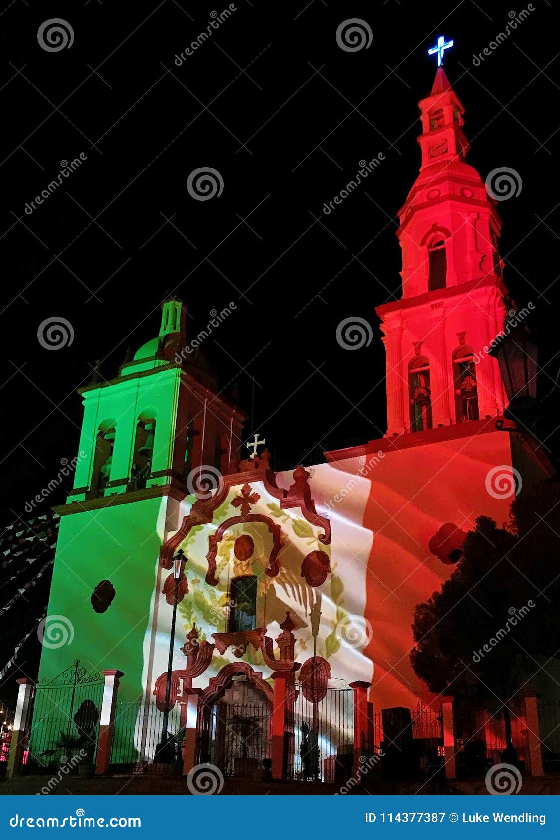 church in santiago, nuevo leon, mexico