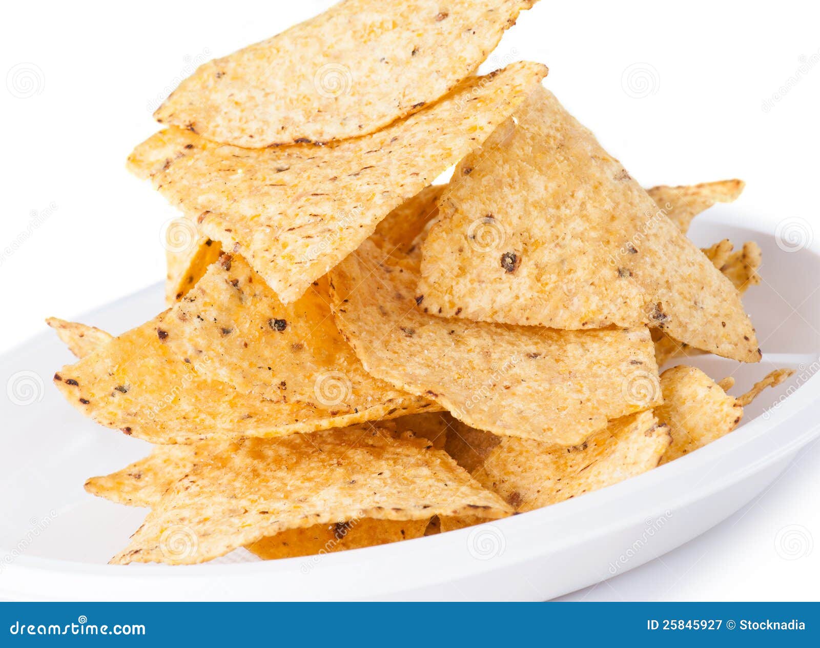 Mexican corn chips stock image. Image of bowl, nourishment 25845927