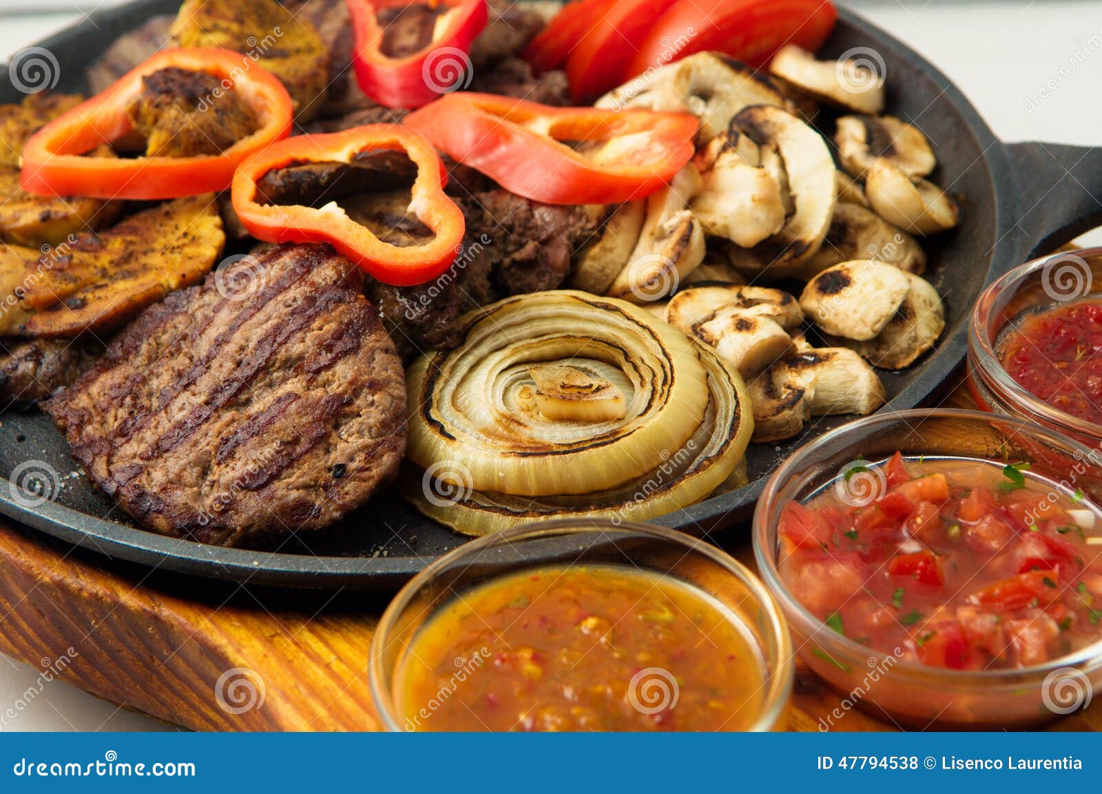 The Mexican Dishes Mega Grill Pan Stock Photo Image of menu, onion 47794538