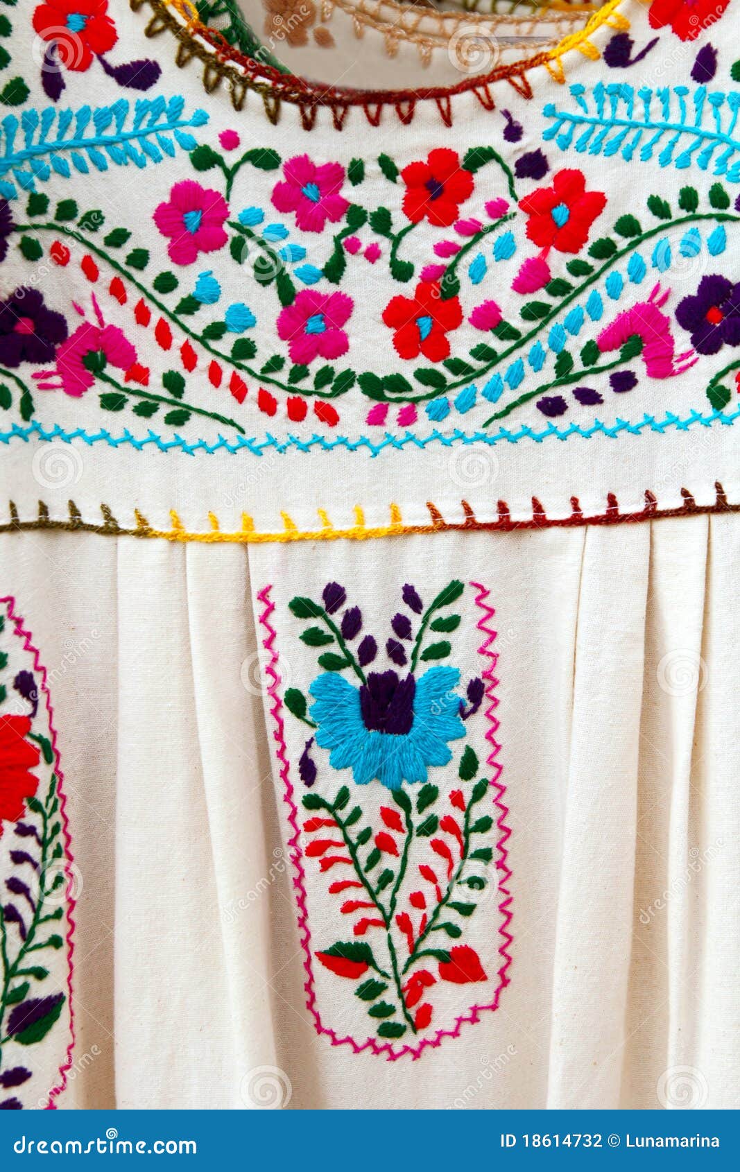 mexican embroidered chiapas dress