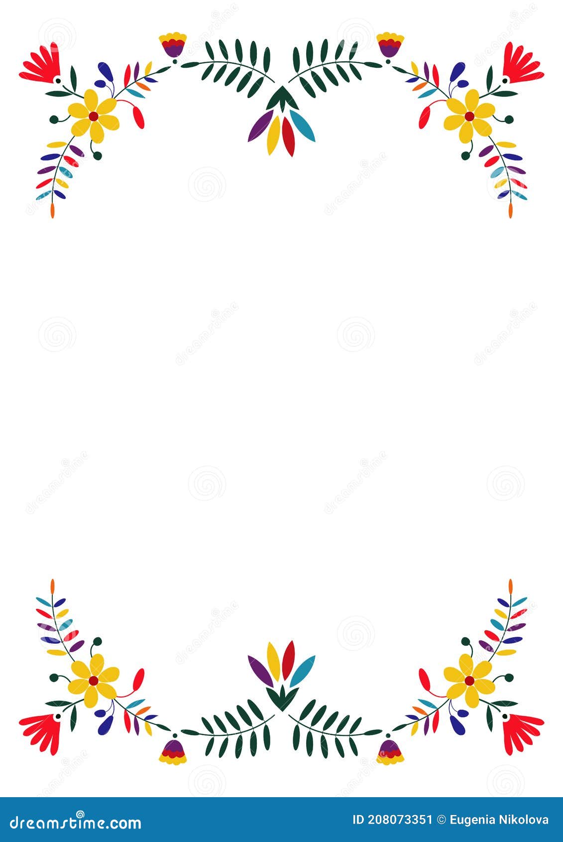 mexican embroidery style.  template for fiesta invitation  wedding and birthday invitation card  greeting card  restaurant