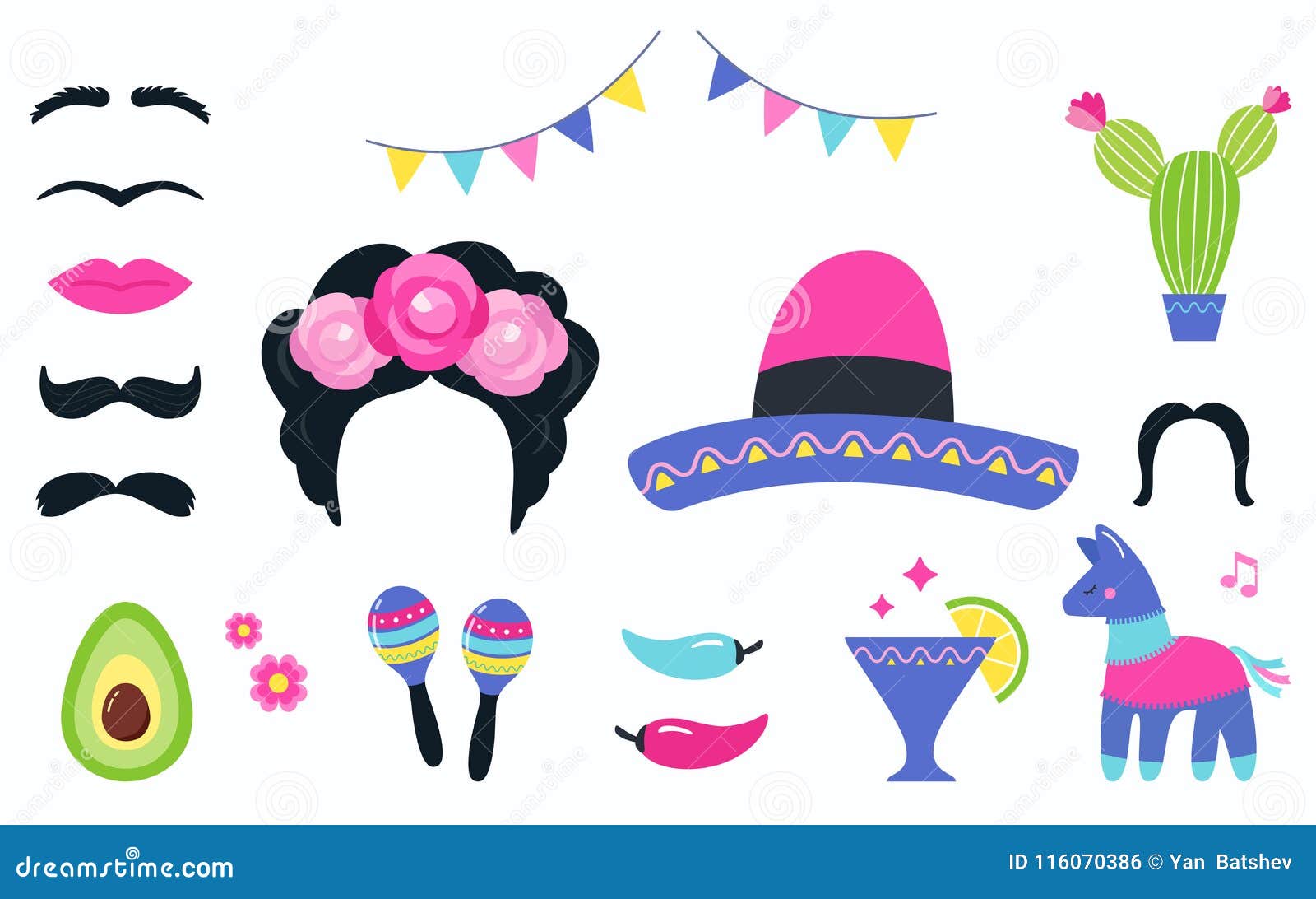 https://thumbs.dreamstime.com/z/mexican-fiesta-party-elements-photo-booth-props-set-vector-design-symbols-116070386.jpg