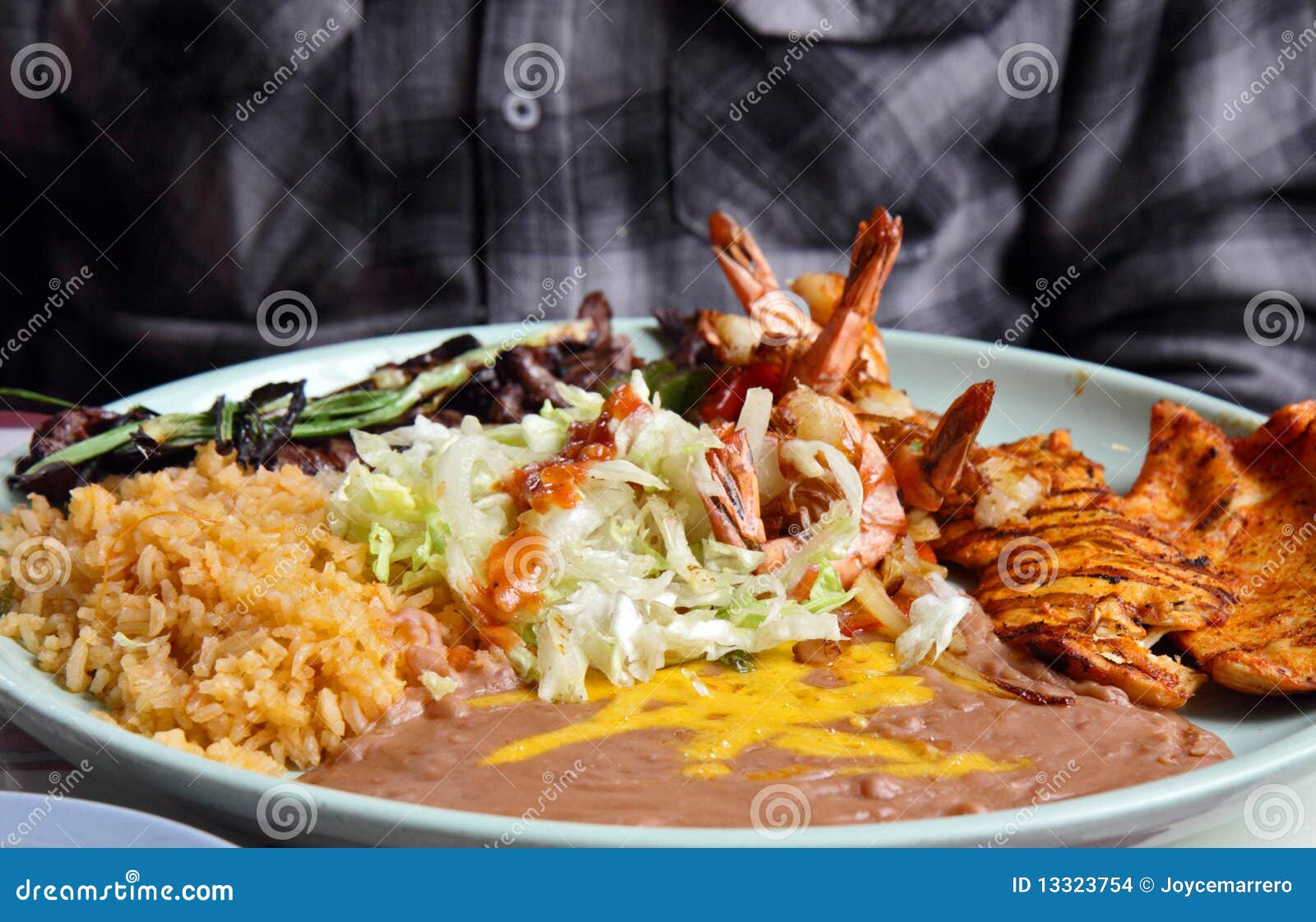 Mexican Fiesta Platter stock photo. Image of fiesta, beans 13323754