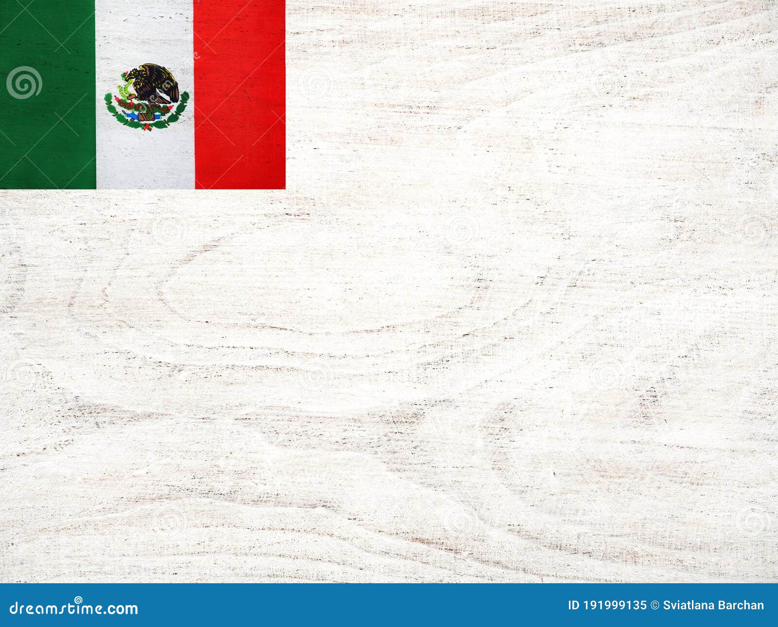 mexican flag. beautiful greeting card. national holiday