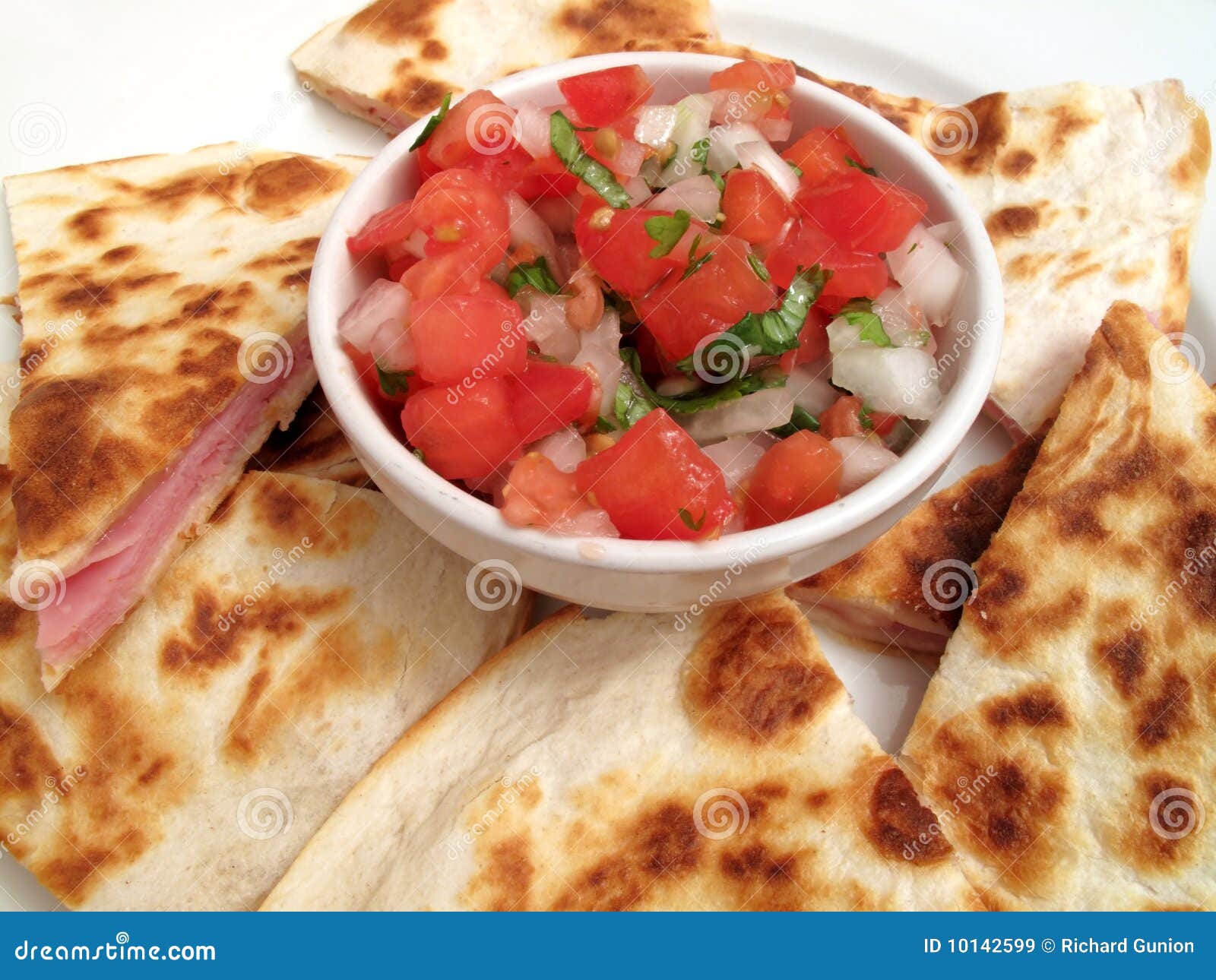 Mexican Food Appetizer Serving Stock Image Image of cilantro, onions