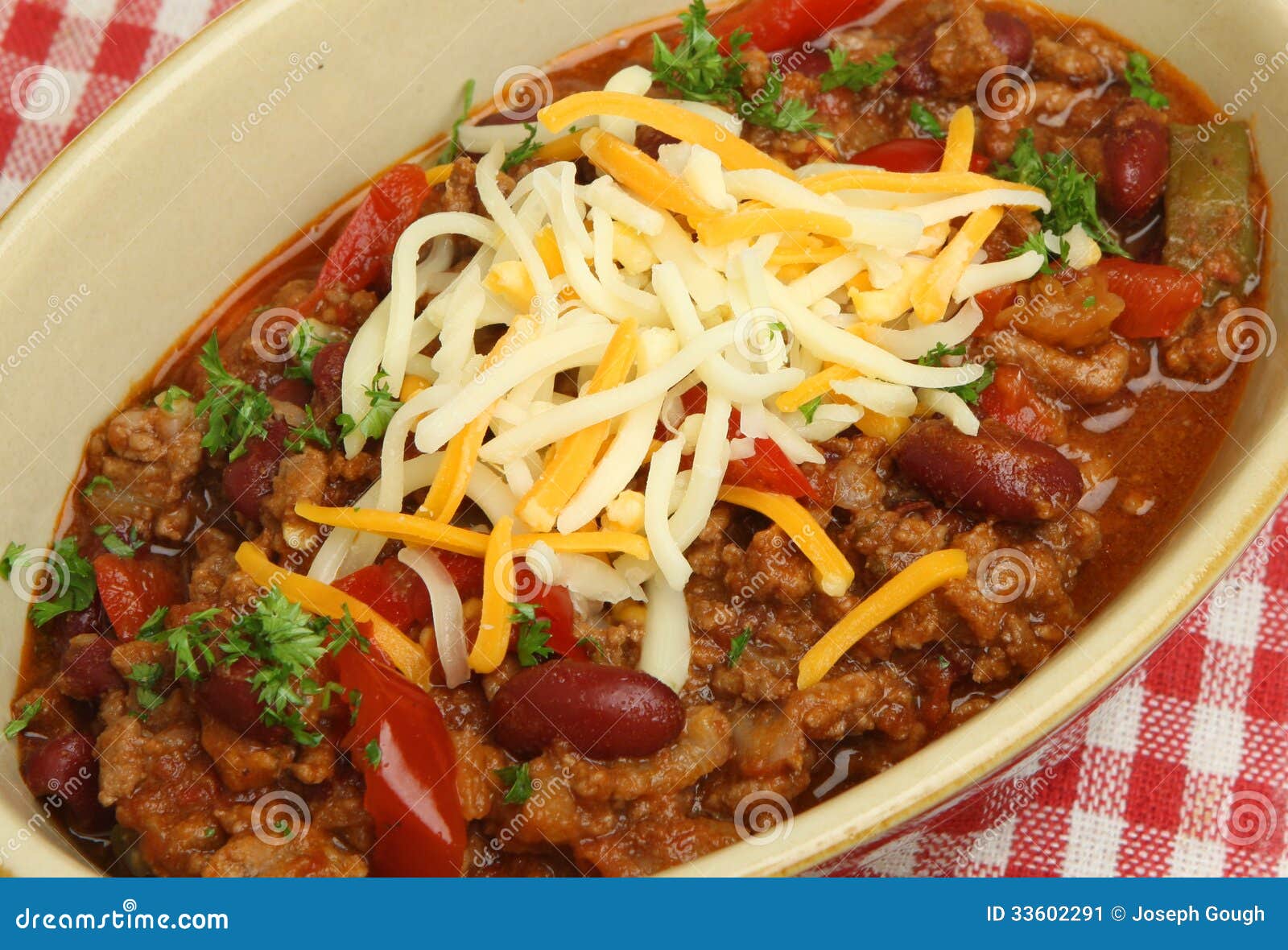 Mexican Food, Beef Chili with Cheese Stock Image Image of cheddar