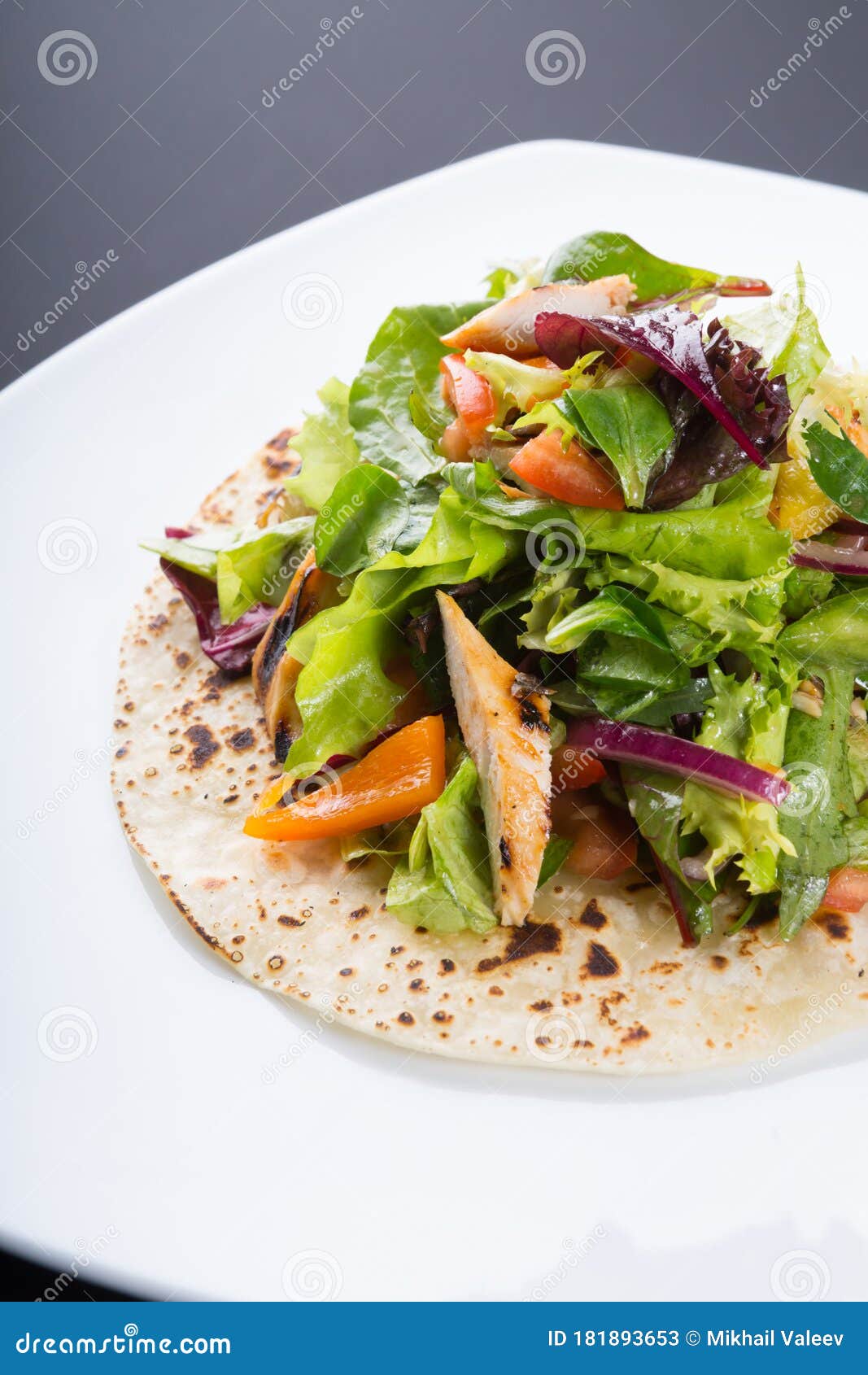 Mexican food tortilla wrap stock image. Image of food 181893653