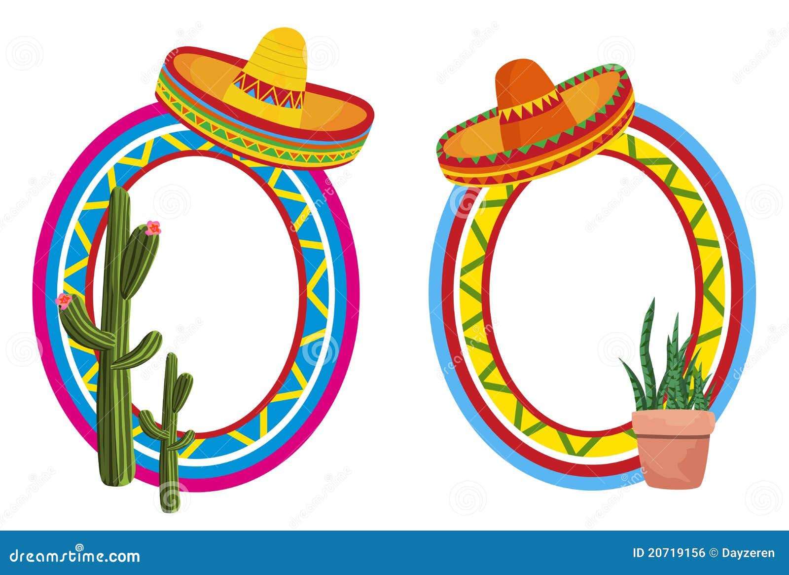 Mexican Frames Royalty Free Stock Image Image 20719156