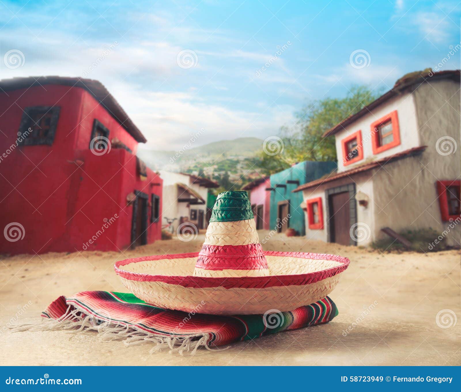 Mexican hat stock image. Image of latin, bright, mayo 58723949