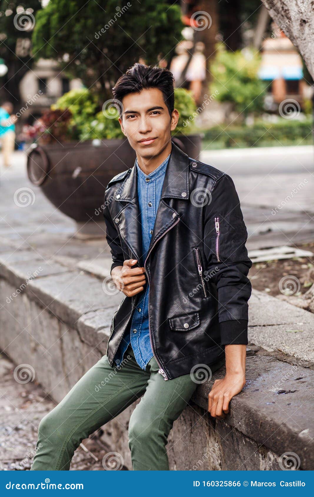 Mexican Hispanic Guy, Portrait of Young Student Man in Mexico City ...