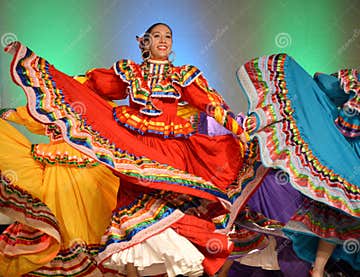 Mexican Lady Dancers editorial image. Image of dance - 47530165