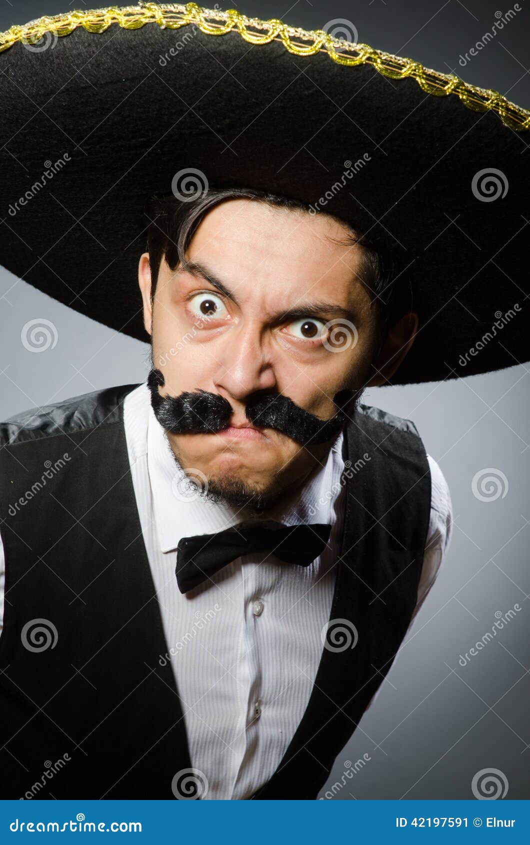 Mexican man stock image. Image of mariachi, party, funny 42197591
