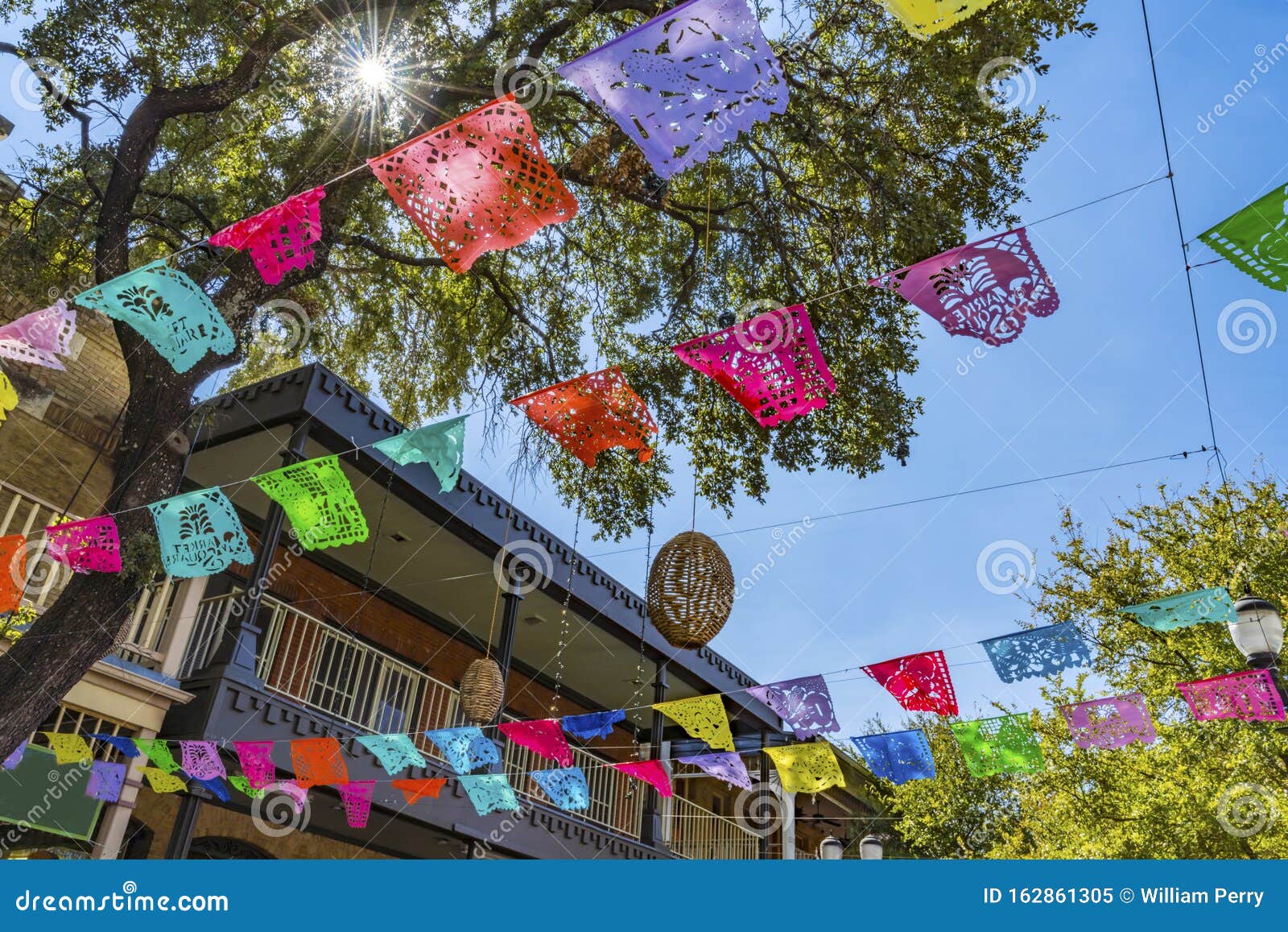 Colorful Mexican Paper Flowers Handicrafts San Antonio Texas Stock Photo -  Download Image Now - iStock