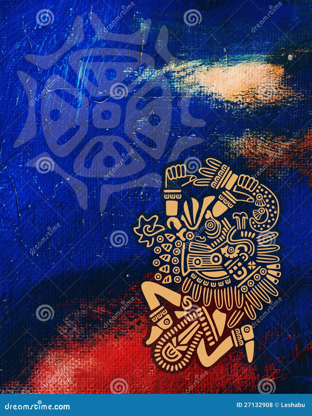 Mexican Modern Art Background Stock Illustration Image 27132908