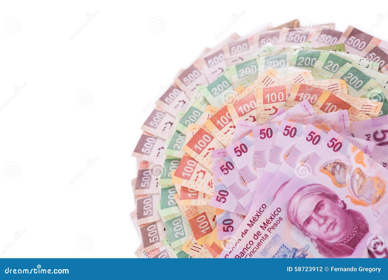 mexican money background