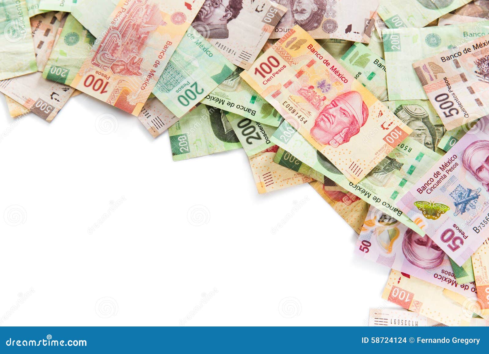 mexican money background