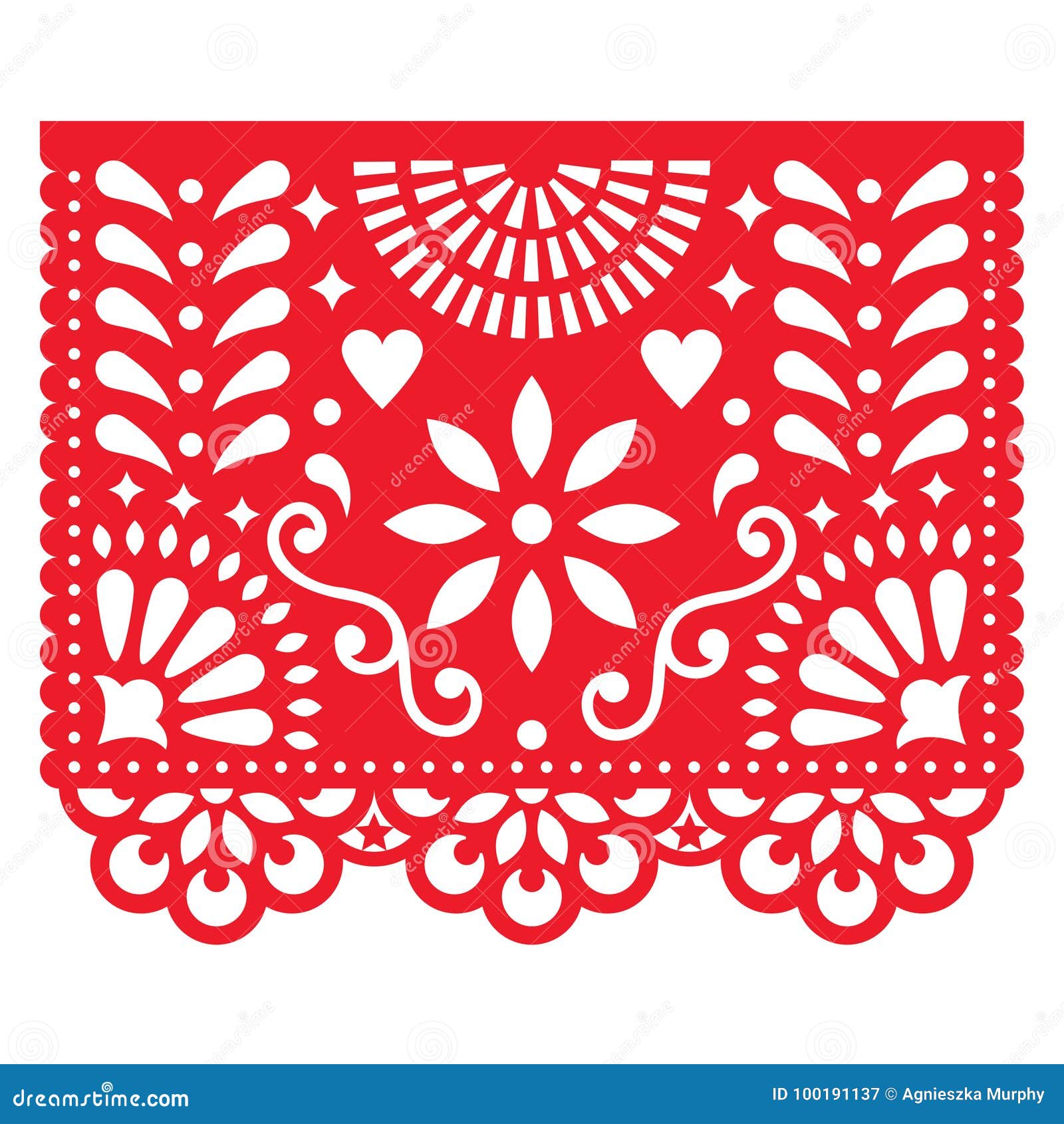mexican paper decorations - papel picado , traditional fiesta banner inspired by garlands in mexico