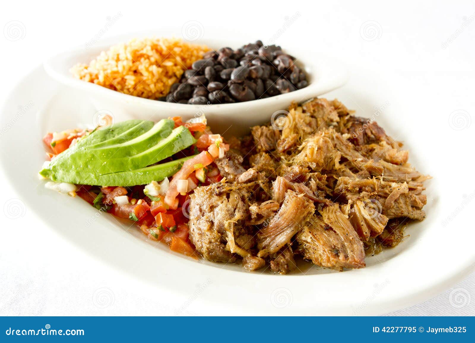 Mexican Pork Dish stock image. Image of mexican, shredded 42277795