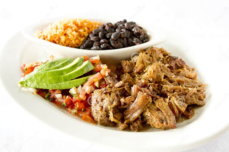 Mexican Pork Dish stock image. Image of mexican, shredded 42277795