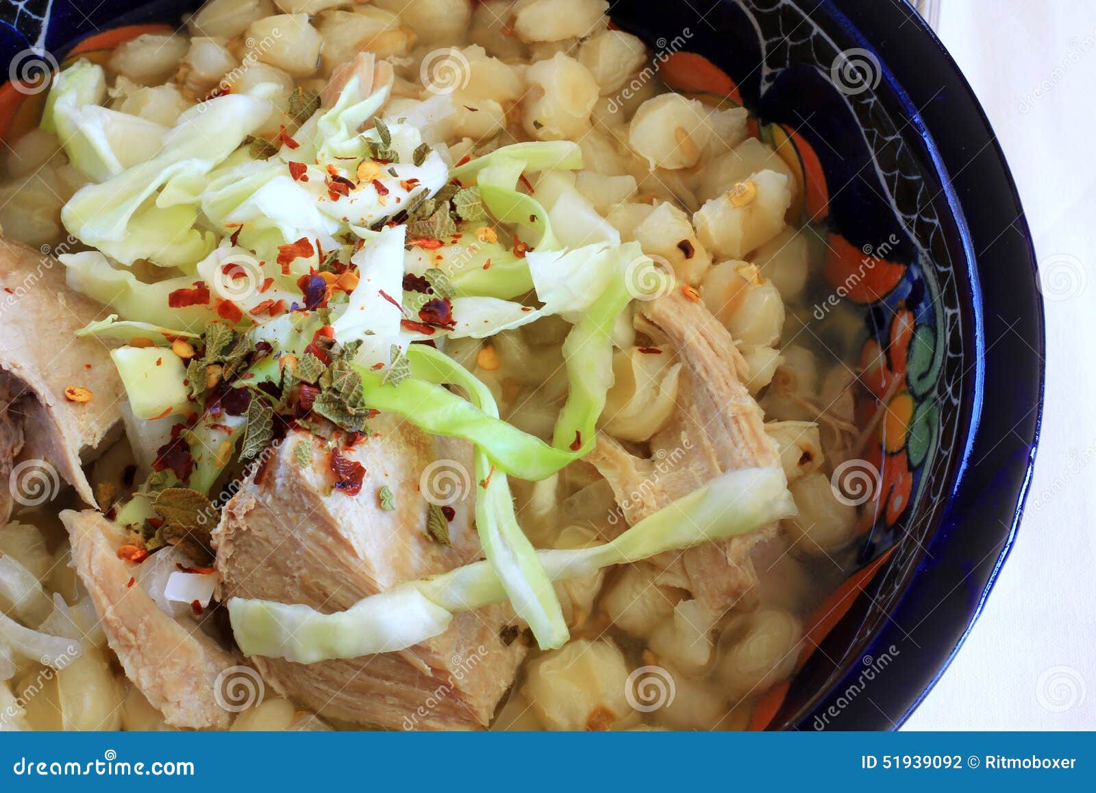 mexican pozole pork and hominy soup