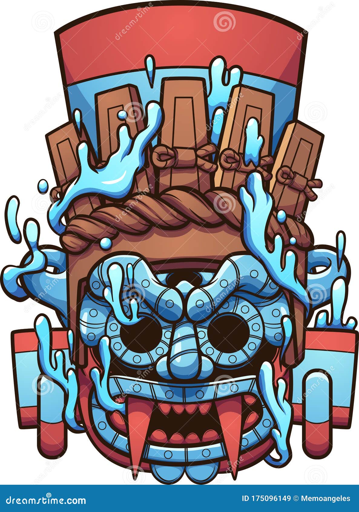 Sketch Tlaloc Tattoo Idea  BlackInk