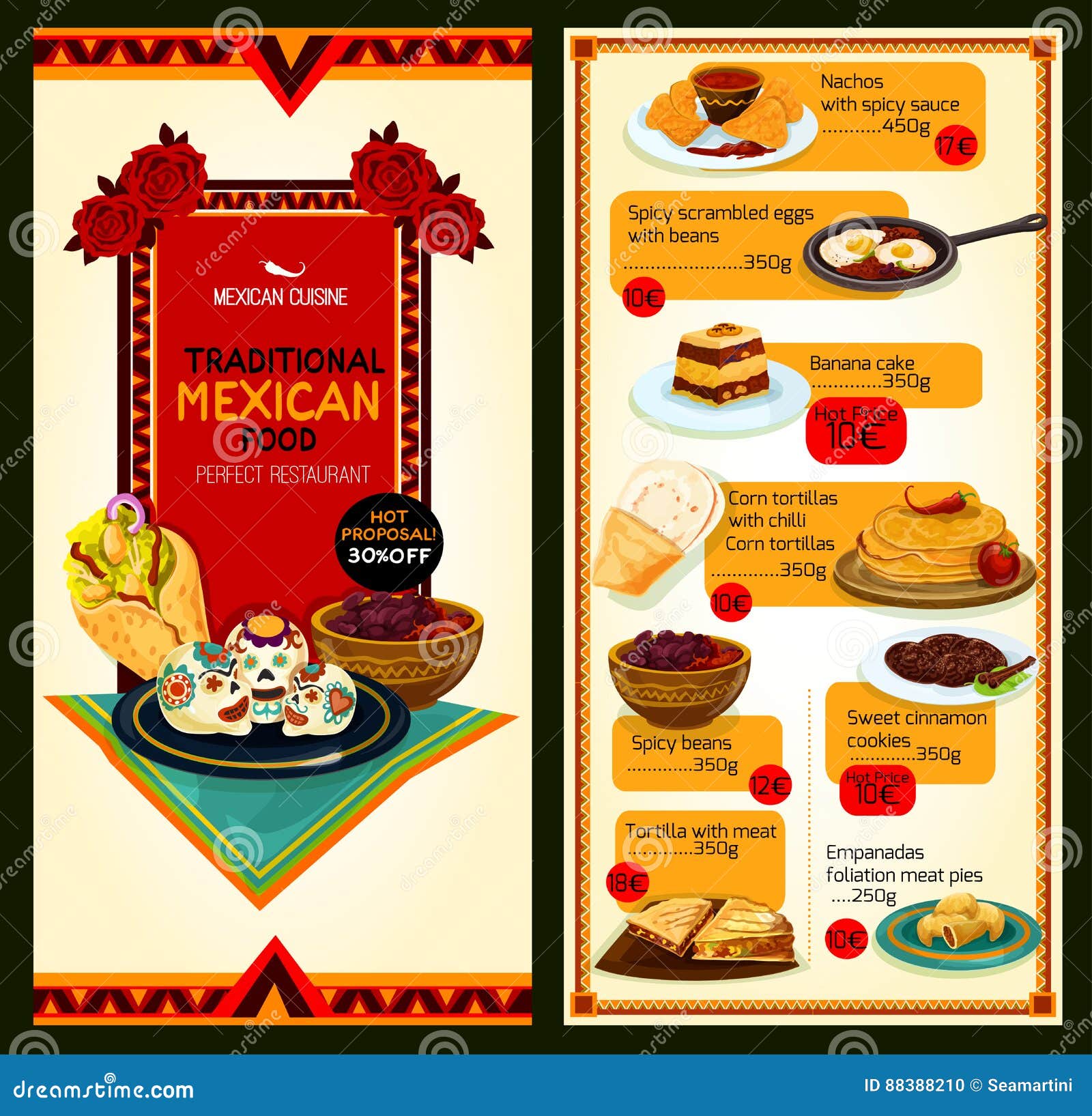 mexican menu desserts