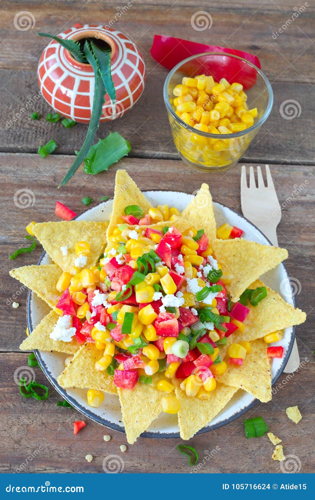 Mexican corn salad stock photo. Image of food, salad 105716624