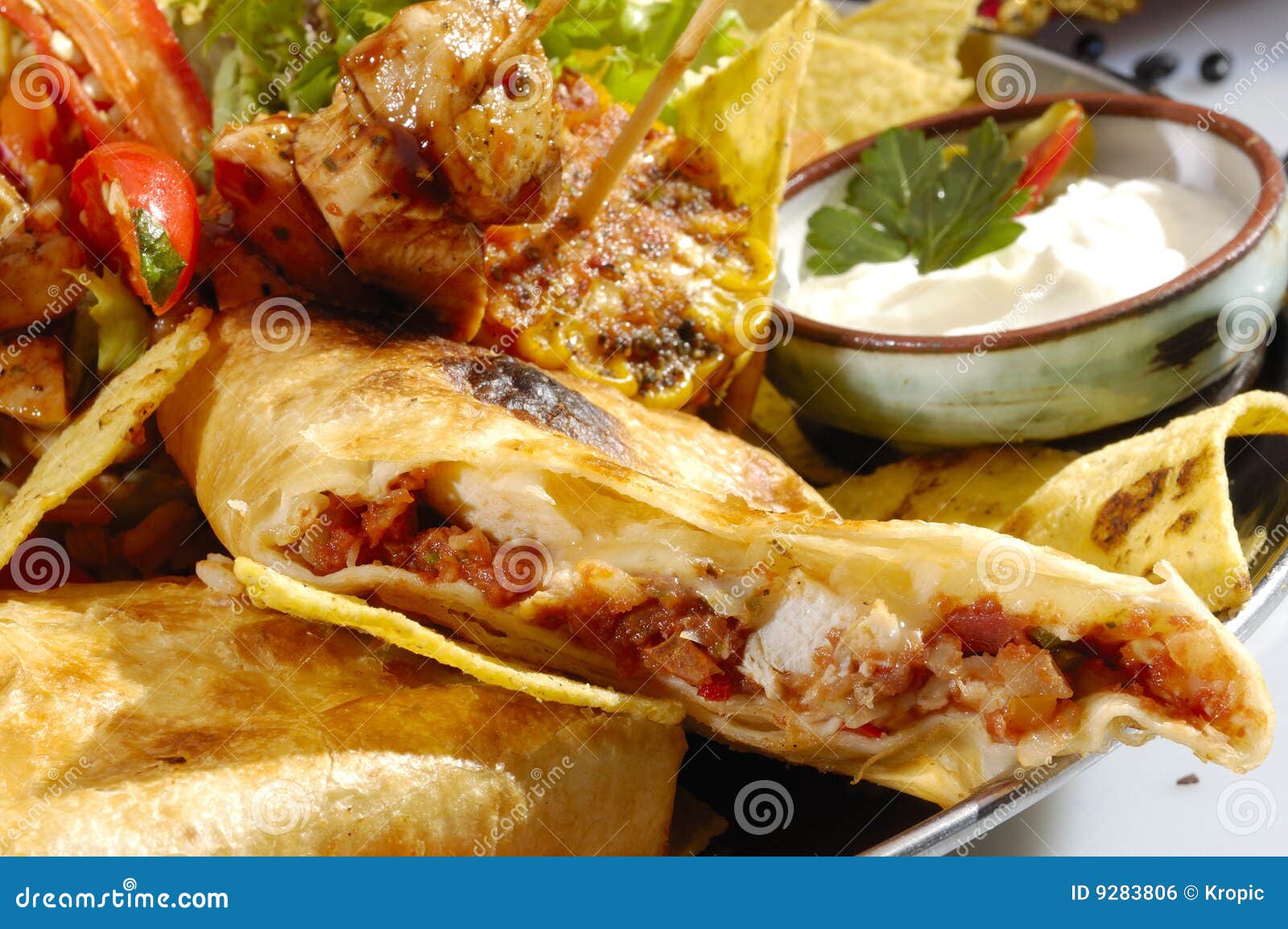 Mexican Speciality Aztec Dish Stock Photo Image of grilled, dinner