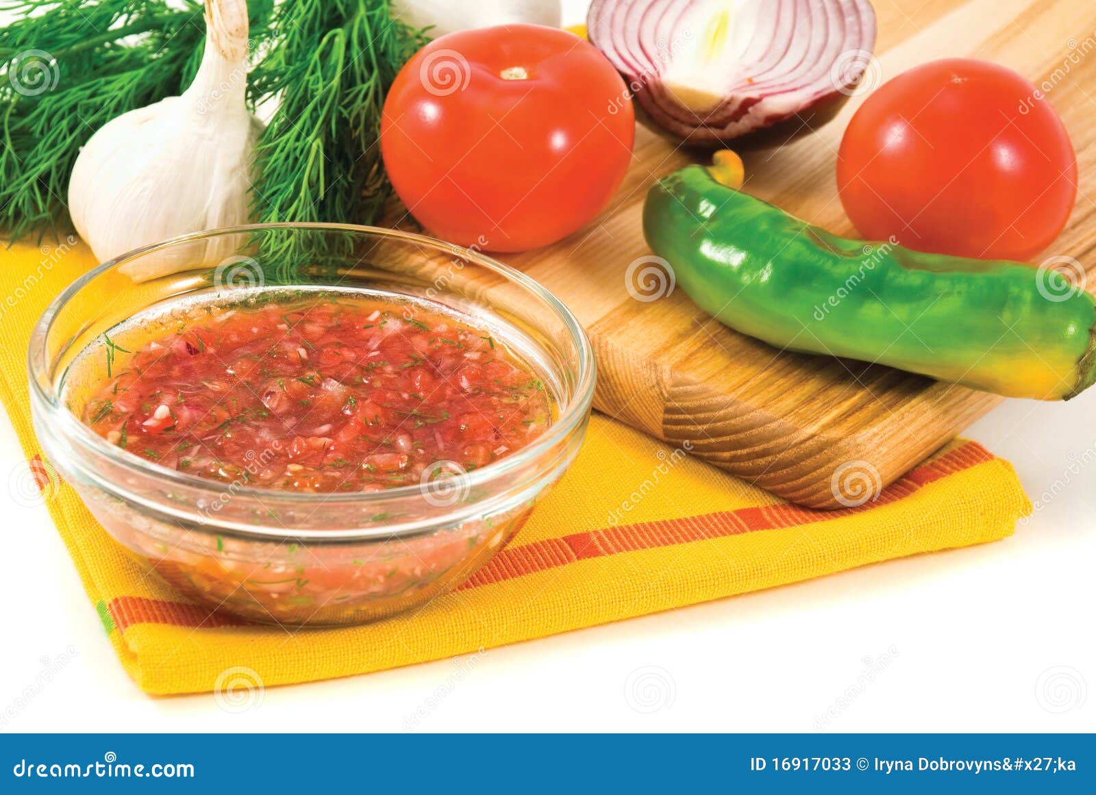 Mexican Spicy Fresh Sauce Salsa Stock Image Image of studio, food 16917033