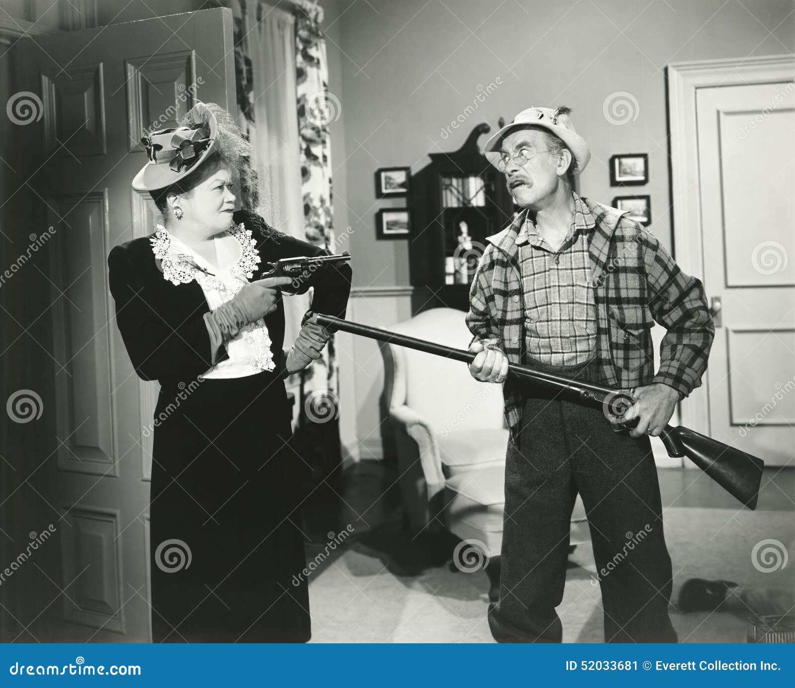 Mexican standoff stock image. Image of caucasian, annoyed 52033681