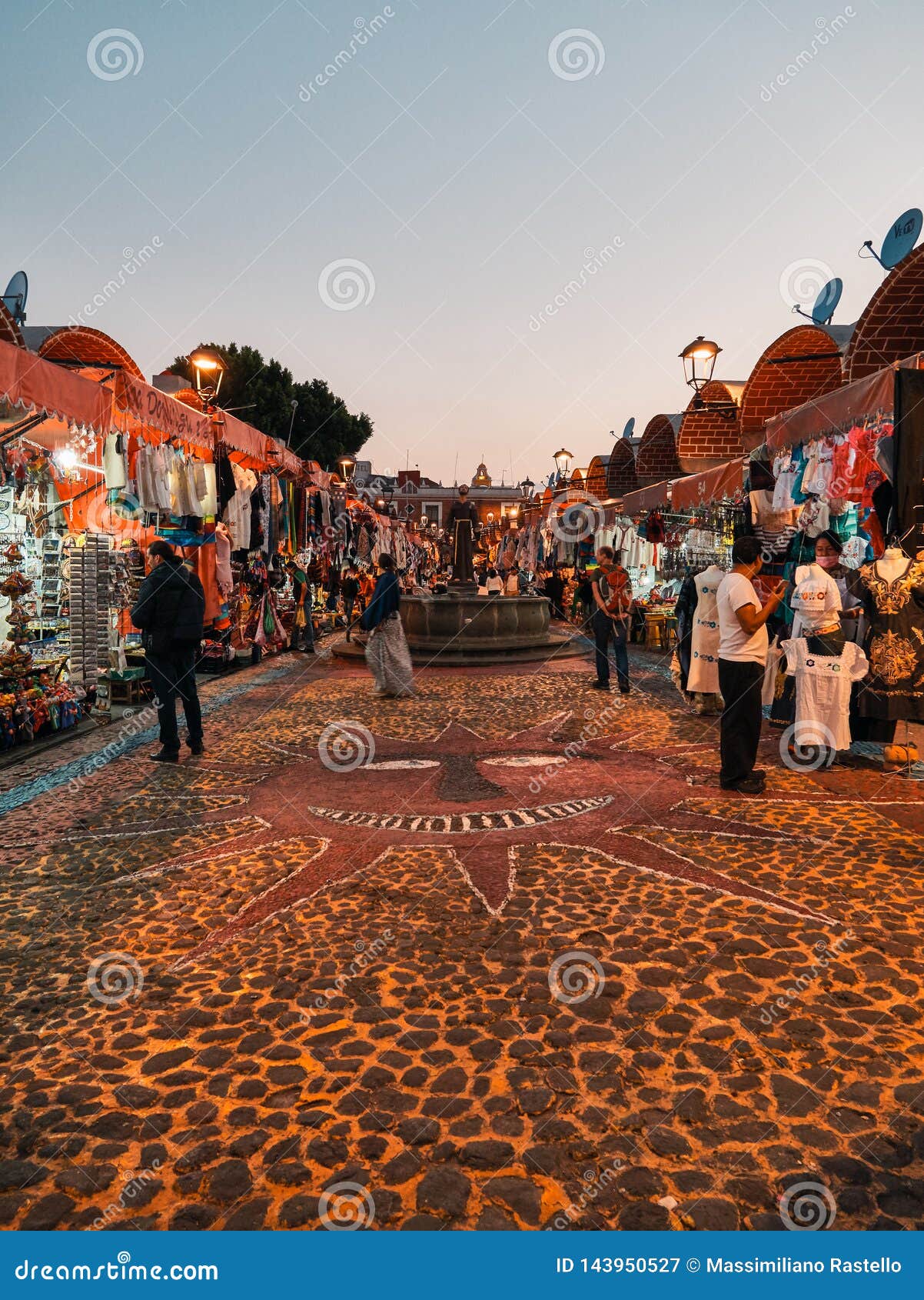 Mexican Street Market of Traditional Products Editorial Photography