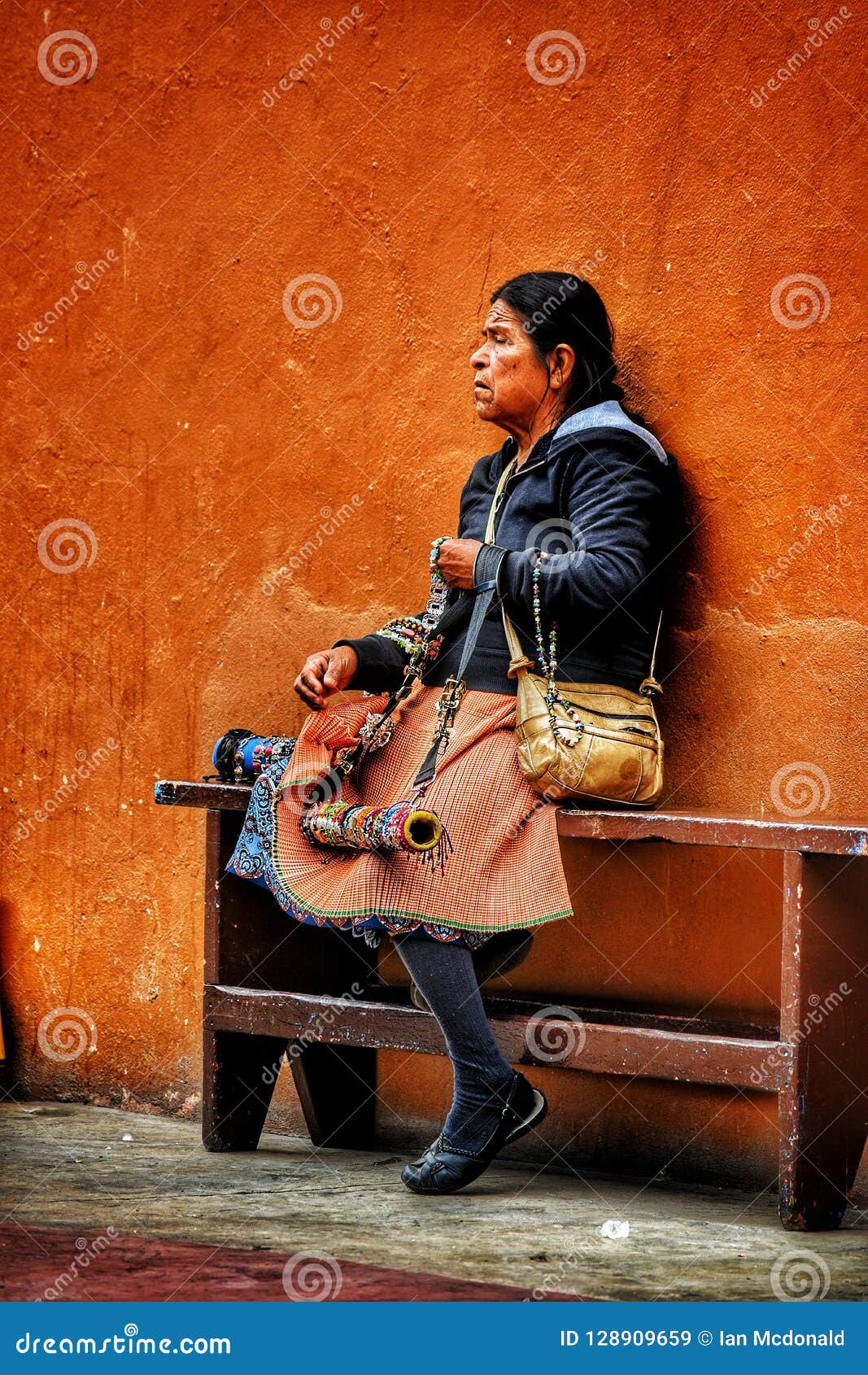 Mexican Street Vendor editorial stock image. Image of takes - 128909659