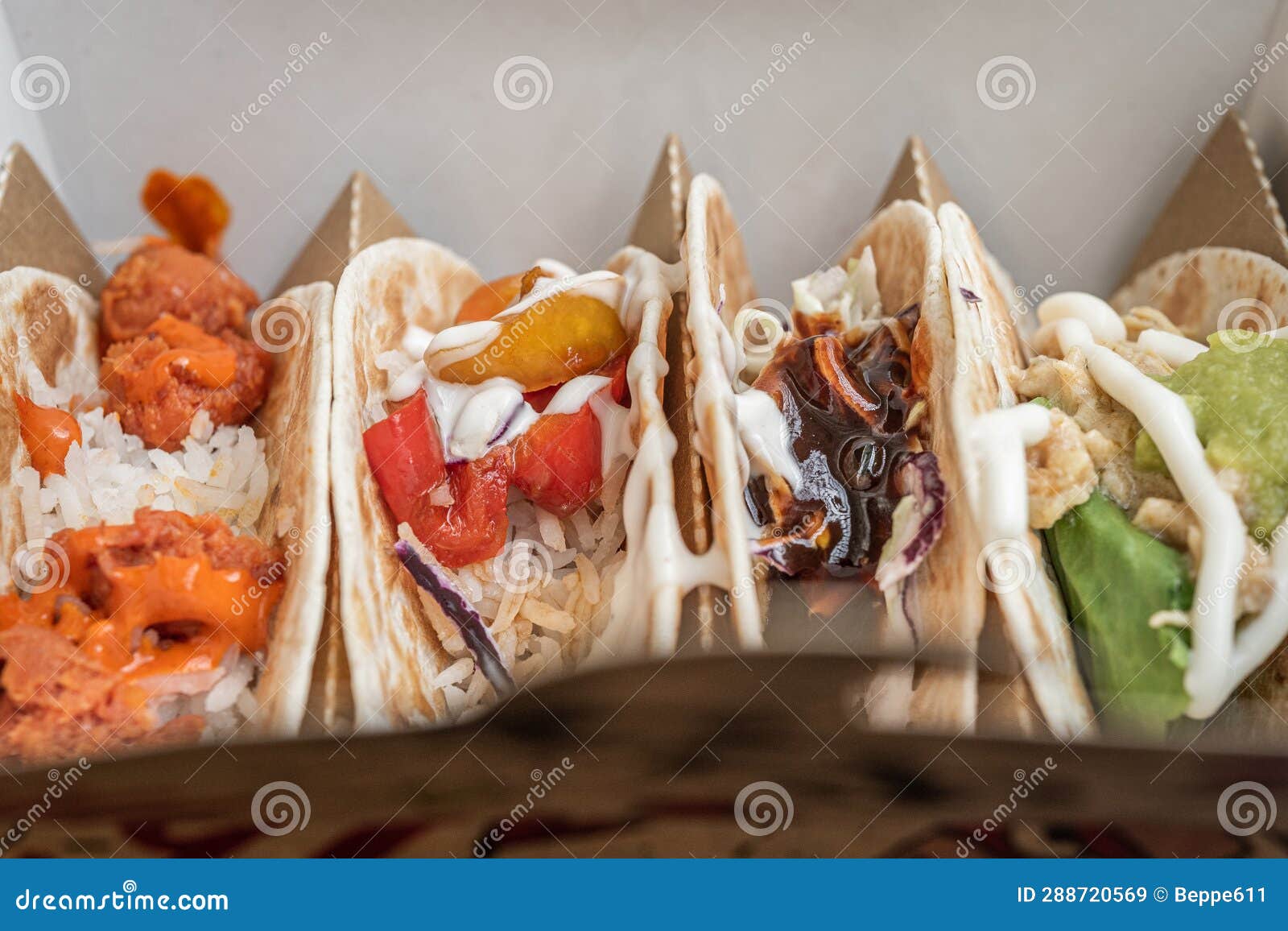Mexican Styled Tacos in Rome, Italy Stock Image Image of classic