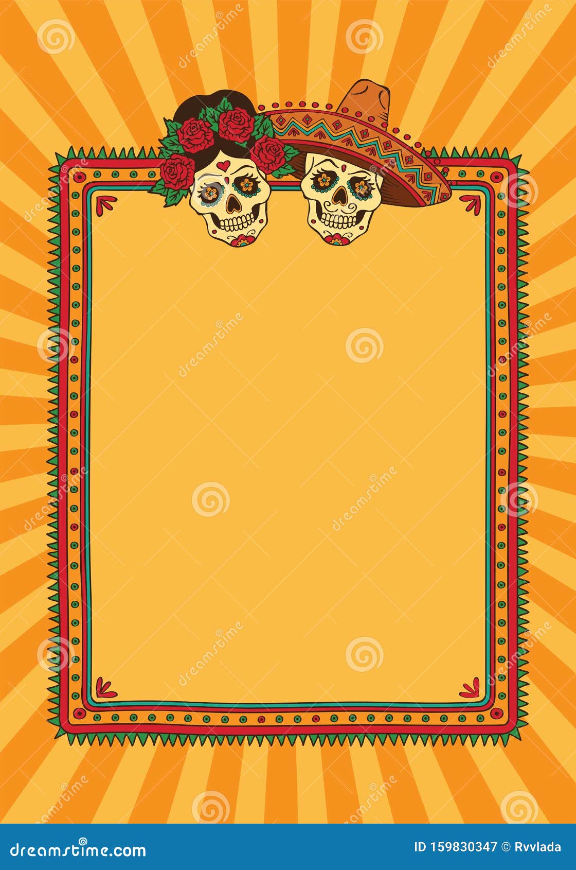 Mexican Borders And Frames