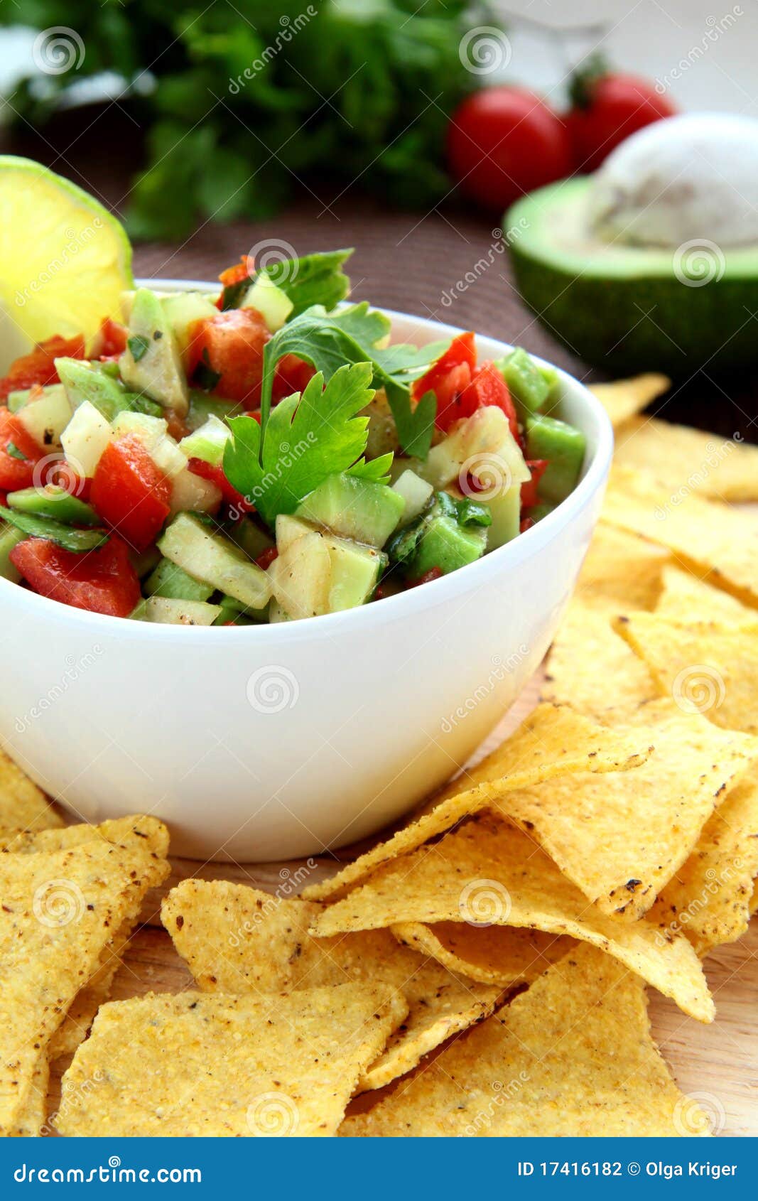 Mexican tortilla chips stock photo. Image of freshness - 17416182