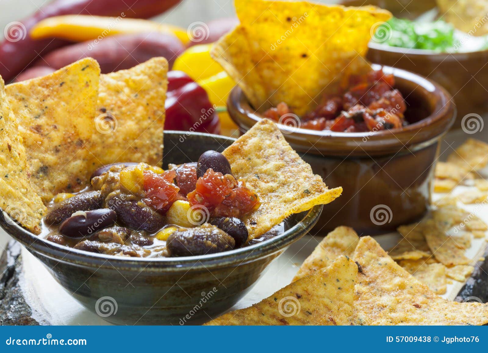 Red Sauce Served On Mexican Food Red Sauce Served On Mexican Food