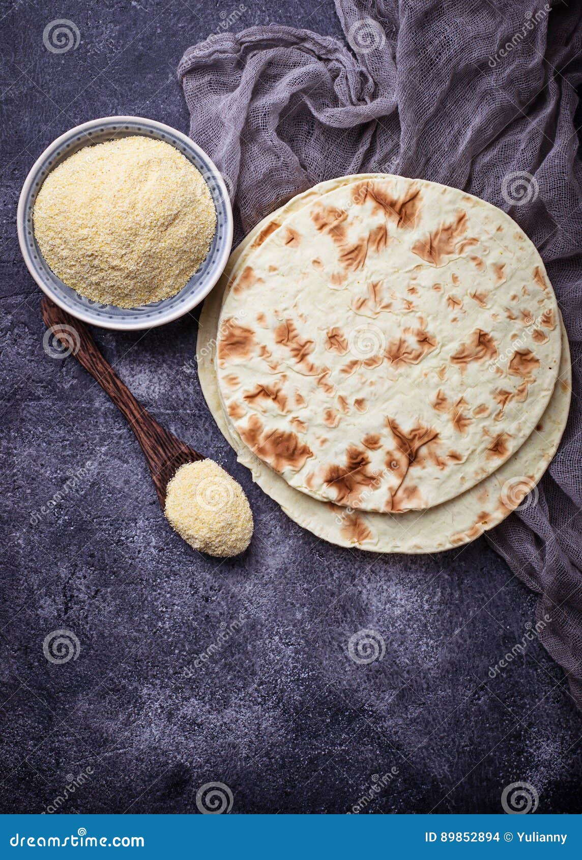 Mexican Tortillas and Corn Flour Stock Photo Image of fajita, snack 89852894