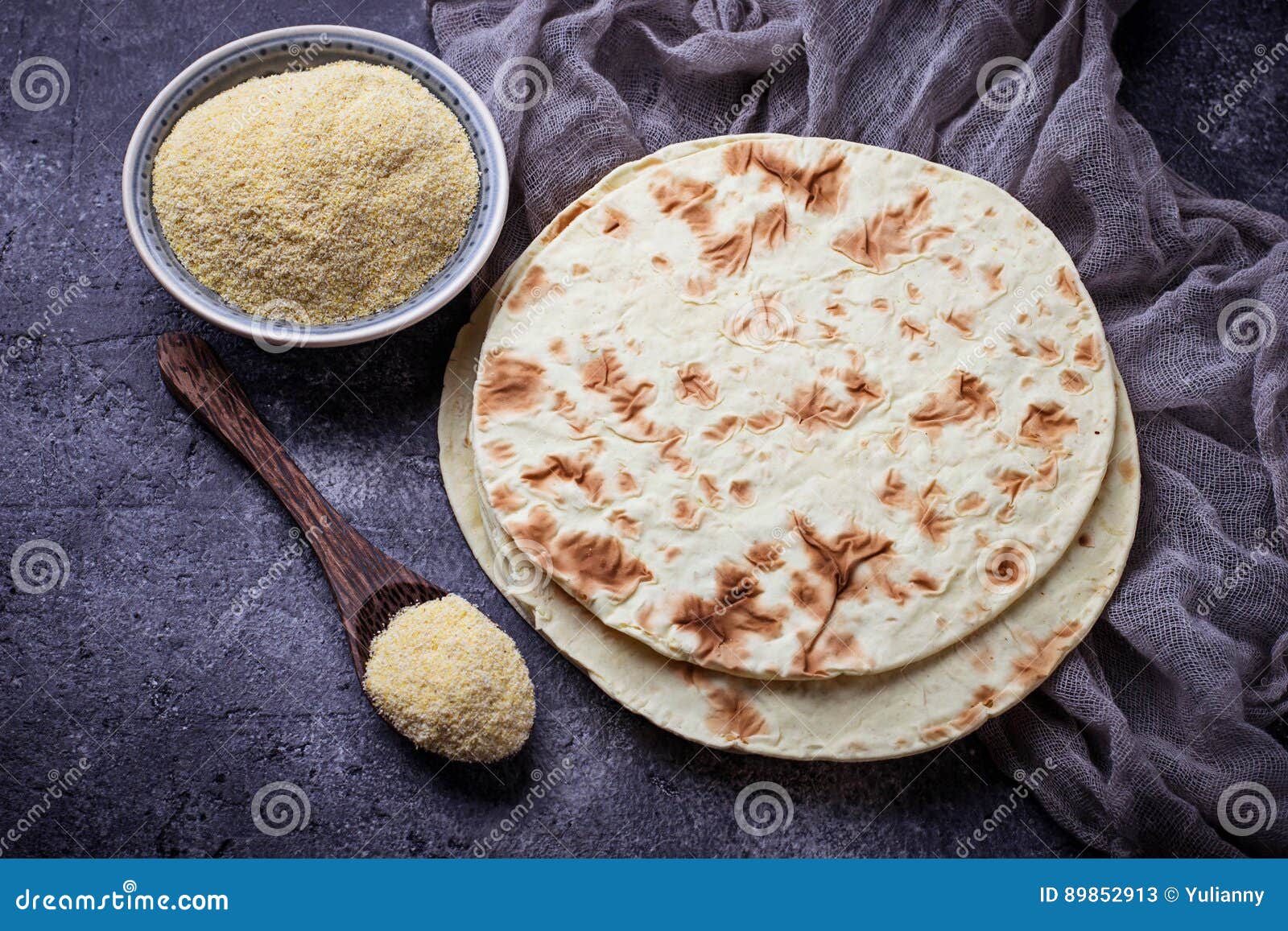 Mexican Tortillas and Corn Flour Stock Image Image of tortillas