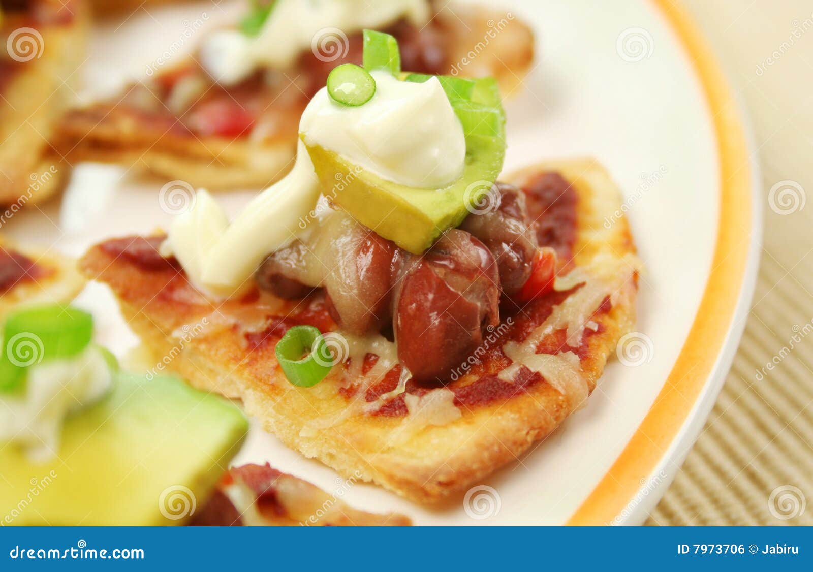 Mexican Triangles stock photo. Image of kidney, cheese 7973706