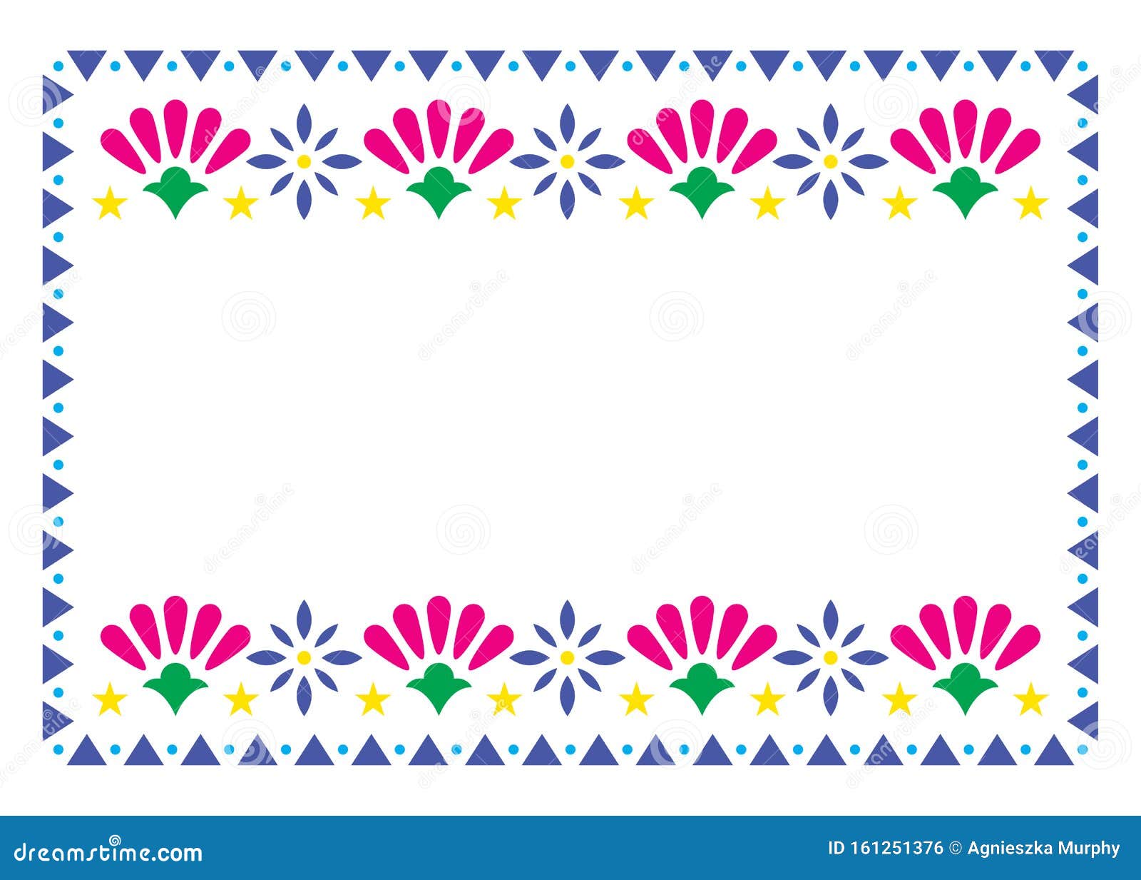 Mexican Vector Frame Design with Flowers Perfect for Greeting Card or  Wedding, Birthday Party Invitation Stock Illustration - Illustration of  motif, folk: 161251376