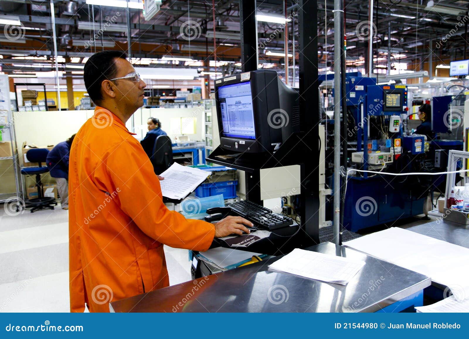 Mexican Workers Produce Electronic Components Editorial Image Image of steel, circuit 21544980