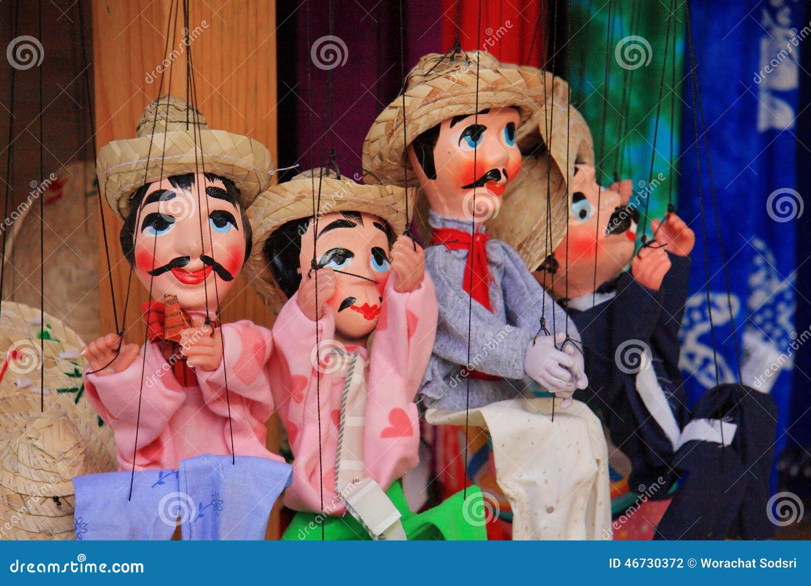Mexicans Puppet stock photo. Image of hats, face, hang 46730372